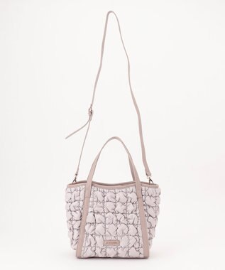 LA BAGAGERIE ポップコーンキルト2WAYトート Sサイズ グレージュ