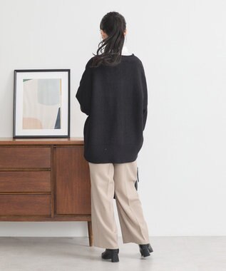 earth music&ecology ウールライクリラックスパンツ Beige