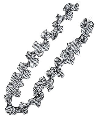 WEGO ギンガムフリルストラップ