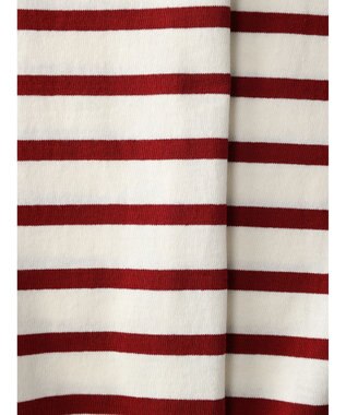 Green Parks ボーダーゆるチュニック Red