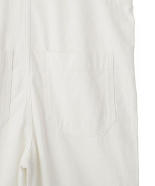 YECCA VECCA 綿麻ツイルサロペット Off White