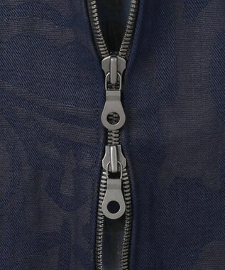 JOSEPH HOMME 【HIGH GRADE LINE】フォークアートジャガード　ジップアップブルゾン ブラック系