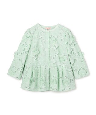 TOCCA FLOATING FLOWER ブラウス ライトグリーン系