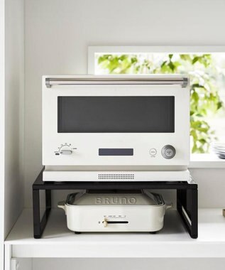 tower オーブンレンジラック タワー ブラック