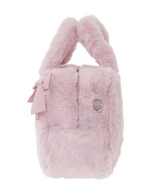 Maison de FLEUR ピンクマニア2Wayファーリボンミニバッグ Pink