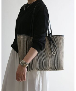 MORROW by thank 【A4サイズ収納可/軽量】VIVIAN OBLONG ミックスストライプ