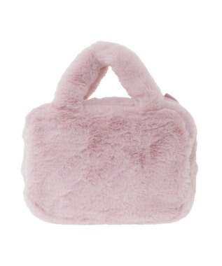 Maison de FLEUR ピンクマニア2Wayファーリボンミニバッグ Pink