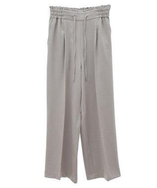 earth music&ecology ウールライクリラックスパンツ Beige