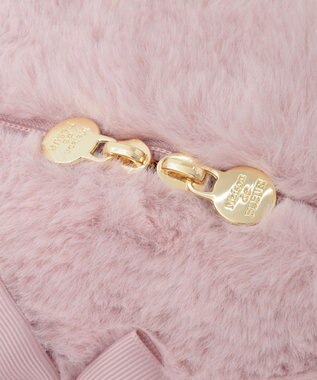 Maison de FLEUR ピンクマニア2Wayファーリボンミニバッグ Pink