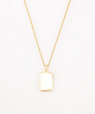 23区 2WAY プレート ネックレス ゴールド系