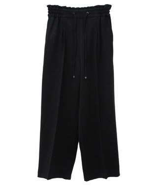 earth music&ecology ウールライクリラックスパンツ Black