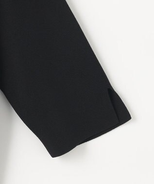 ANY SIS 【好印象企画】襟配色ニット×タックスカートセット ブラック×グレー