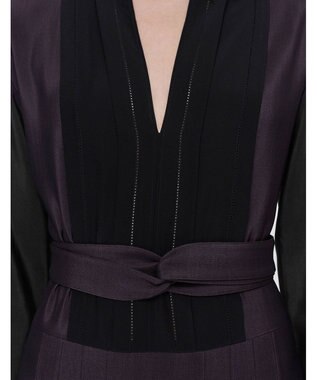 JOSEPH イブニングシルク　ミディドレス Aurora