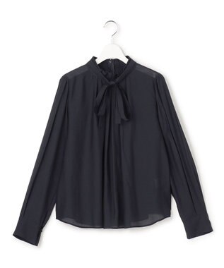 23区 【先行予約】TRオーガンジー 2WAY ボウタイブラウス