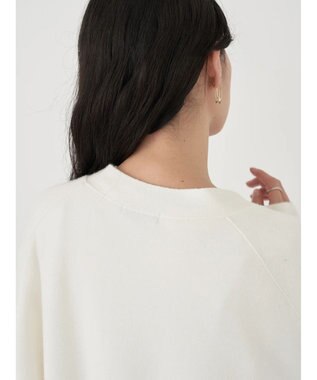 earth music&ecology やわらかタッチＶネックカーディガン Off White