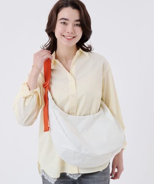 LeSportsac LG HAMMOCK ADJ BAG/メレンゲ/マンダリンウェビング