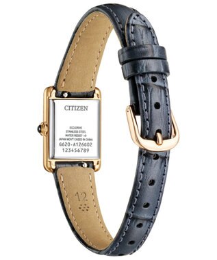 CITIZEN 【大人っぽいスクエアウオッチ】電池交換不要 Classic Square model EG2799-18W ウォームゴールド