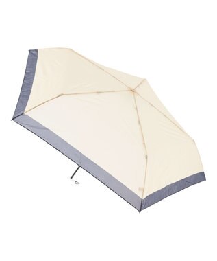 MOONBAT Magical tech(マジカルテック) 超軽量 折りたたみ傘 72g 55cm 大きめ ヘムボーダー UV ベージュ