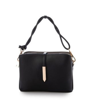 UNBILLION カシュカシュ cachecache / メタルフラップ3つ口ミニショルダー