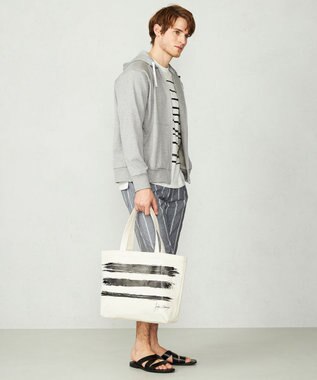 JOSEPH ABBOUD MOUNTAIN 【SPACE／UNISEX】キャンバストートバッグ アイボリー系