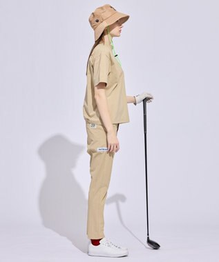 PW CIRCULUS 【WOMEN】ポケットモックネック ゴルフウェア レディース ベージュ系