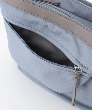 Y'SACCS コーデュロイライクナイロンショルダー ブルー