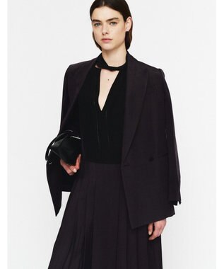 JOSEPH イブニングシルク　ミディドレス Aurora