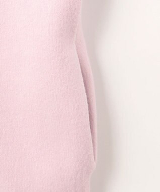 UNFILO 【軽量】コットンミックスニット カーディガン ローズ系