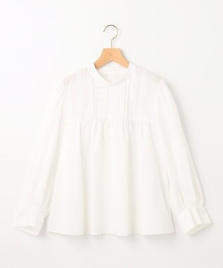 組曲 レースコンビタックディテール ブラウス アイボリー系