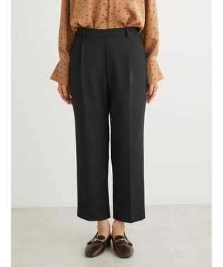 Green Parks きれいシルエットパンツ Black