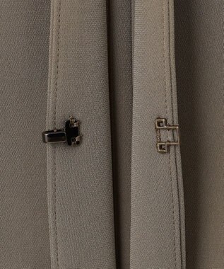 自由区 S 【セットアップ対応】トリアセダブルクロスノーカラー ジャケット モカ