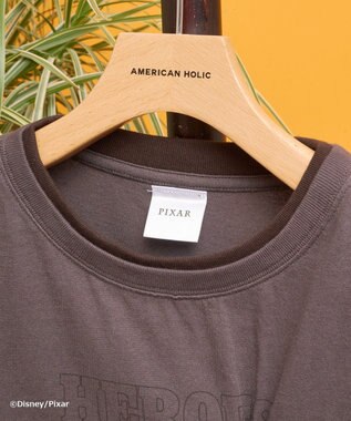AMERICAN HOLIC 【TOY STORY】リメイク風グラフィックTシャツ Charcoal Gray