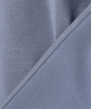 J.PRESS LADIES 【洗える】ブラウスライクジャージー カットソー ダルブルー系