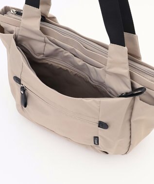 LA BAGAGERIE 【MONICA】ラウンド2WAYトートバッグ ライトグレー