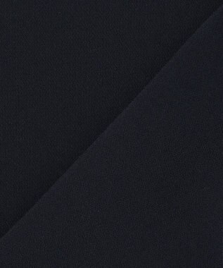 uncrave プルーフダブルクロス ラッフルブラウス ネイビー