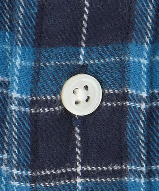 J.PRESS MEN 【WEB・一部店舗限定】フランネルチェック シャツ / B.D. ネイビー系3