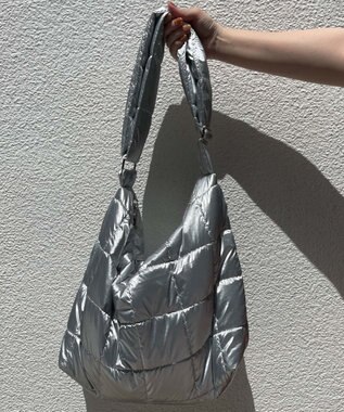 WEGO BIGパテッドワンショルダー シルバー