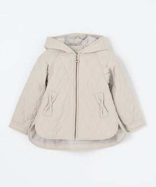 ANY KIDS キルティングブルゾン ライトベージュ