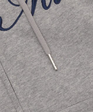 WEGO 【25年秋冬新作/ユニセックス着用ITEM/SMLサイズ展開】グラフィックロゴダブルZIPパーカー グレーその他