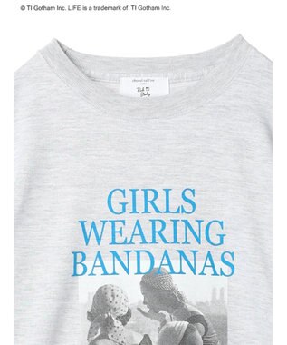 Green Parks ＬＩＦＥ　フォトロゴＴシャツ Gray Mixture