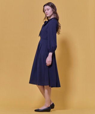 TOCCA PROMISE RIBBON ROSETTE ドレス ネイビー系