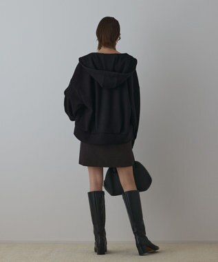 GRACE CONTINENTAL ルーズパーカー ブラック