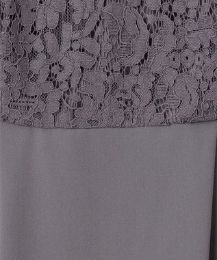 ANY SIS 【洗える】Nobleコンビ ドレス スレート