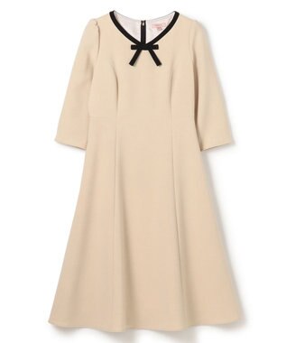 TOCCA RIBBON MONO ドレス ベージュ系