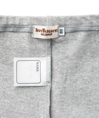MIKI HOUSE HOT BISCUITS 【70-120cm】 10分丈 レギンスパンツ グレー