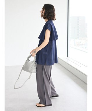 CRAFT STANDARD BOUTIQUE サイド配色パイピングパンツ Gray