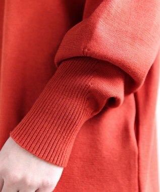 muuc 〈高品質シルク＆スーピマ超長綿〉〈洗えるニット〉〈通年着られる〉シルクコットンのロングカーディガン オレンジ