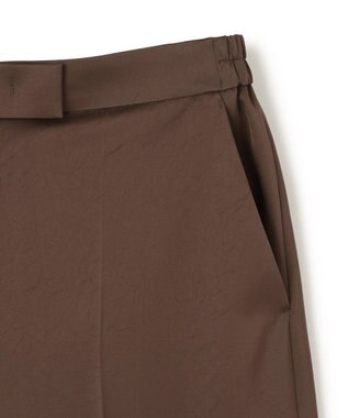 JOSEPH 【洗える】ドレーピーベネシャン　ワイドトラウザーズ Brown