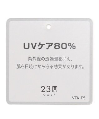 23区GOLF 【23Fondation/WOMEN】【UVケア】モックネックシャツ ピーコックグリーン系