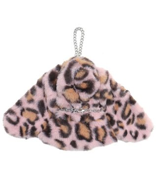 WEGO 【痛バ＆推し活グッズ】ぬいアニマルレオパード着ぐるみケープ15cm ピンク